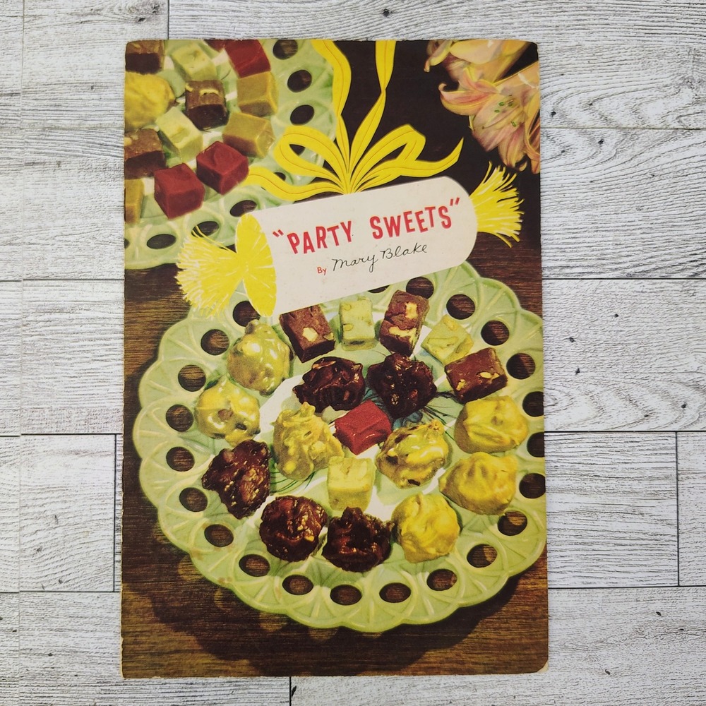 Party Sweets by Mary Blake‎ Cookbook Booklet 1957 Carnation Company Promo